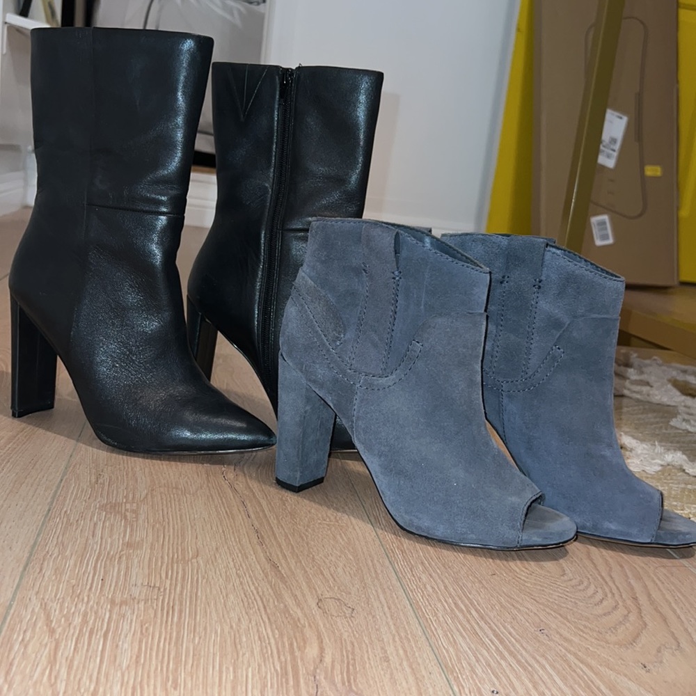 $12 2 pair of shoes. Aldo boots & Vince Camuto ankle booties. On Posh Show 7/27
